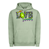 Pigment Oil Green love summer Urban Hoodie - CowhideDigitalArt