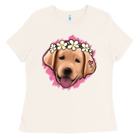 Bone jack russel floral kopyası Ladies Tee - Jasminsmagicworld