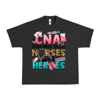 Pigment Black Western CNA Because Nurses Need Heroes Urban Heavy Tee - LillyAllenDesigns