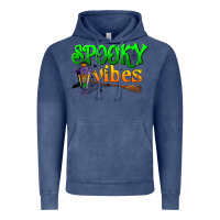 Vintage Denim spooky vibes Vintage Hoodie - BundleAndBundleShop
