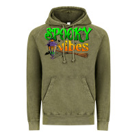 Vintage Olive spooky vibes Vintage Hoodie - BundleAndBundleShop
