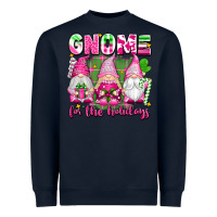 Navy gnome for the holidays Heavyweight Sweatshirt - texasbilliewilder