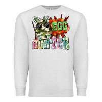 Oatmeal Heather egg hunter Premium Sweatshirt - FaDigitalArtStudio