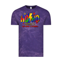 Cloud Purple adhd awareness Vintage Tee - LillyAllenDesigns