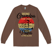 Chestnut Being Grandpa İs An Honor Being Papa İs Priceless Long Sleeve Tee - Bettercallsaul