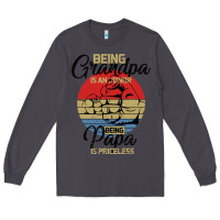 Smoke Being Grandpa İs An Honor Being Papa İs Priceless Long Sleeve Tee - Bettercallsaul