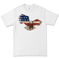 White 4th july eagle Premium Tee - MaliasSmallBusiness