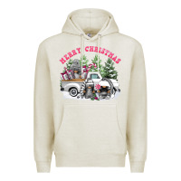 Oatmeal Heather merry christmas gnomies Premium Hoodie - FaDigitalArtStudio