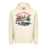 Sandshell merry christmas gnomies Premium Hoodie - FaDigitalArtStudio