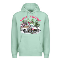 Seafoam merry christmas gnomies Premium Hoodie - FaDigitalArtStudio