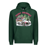 Sports Green merry christmas gnomies Premium Hoodie - FaDigitalArtStudio