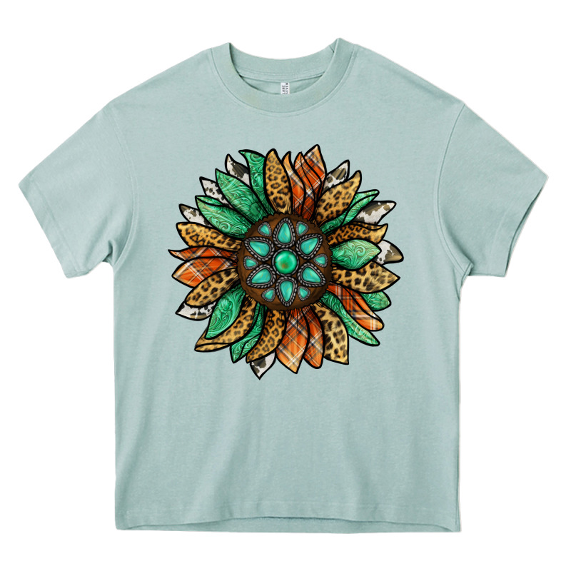 Thanksgiving Fall Sunflower Heavy Core Tee by Jasminsmagicworld | Teevron