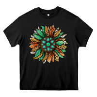 Black thanksgiving fall sunflower Heavy Core Tee - Jasminsmagicworld