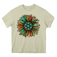 Mossy thanksgiving fall sunflower Heavy Core Tee - Jasminsmagicworld
