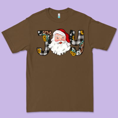 Joy Santa Premium Tee Designed By Jahusdesignshop