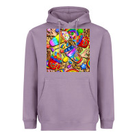 Lavender lgbtq pride coffee cups with leopard seamless pattern bbs Heavyweight Hoodie - BundleAndBundleShop