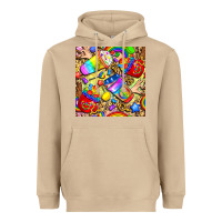 Mushroom lgbtq pride coffee cups with leopard seamless pattern bbs Heavyweight Hoodie - BundleAndBundleShop