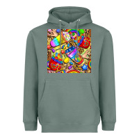 Sage lgbtq pride coffee cups with leopard seamless pattern bbs Heavyweight Hoodie - BundleAndBundleShop