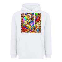 White lgbtq pride coffee cups with leopard seamless pattern bbs Heavyweight Hoodie - BundleAndBundleShop