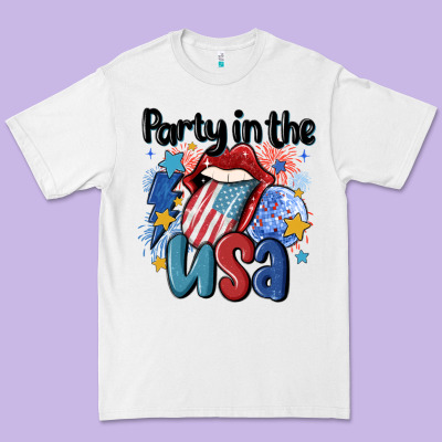 Party In The Usa Premium Tee Designed By Maliassmallbusiness