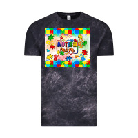 Cloud Black autism mom Vintage Tee - LillyAllenDesigns