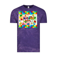 Cloud Purple autism mom Vintage Tee - LillyAllenDesigns