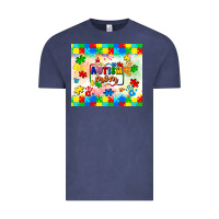 Vintage Denim autism mom Vintage Tee - LillyAllenDesigns