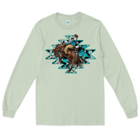 Matcha western cowboy Long Sleeve Tee - RanaPortraitStore