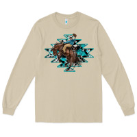 Mushroom western cowboy Long Sleeve Tee - RanaPortraitStore