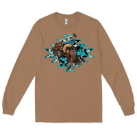 Toasted Coconut western cowboy Long Sleeve Tee - RanaPortraitStore