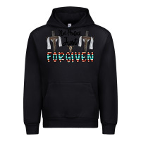 Black no perfect just forgiven Urban Hoodie - CowhideDigitalArt