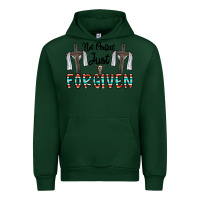 Forest Green no perfect just forgiven Urban Hoodie - CowhideDigitalArt