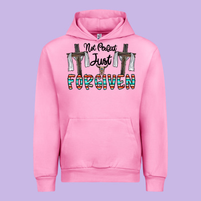 No Perfect Just Forgiven Urban Hoodie Designed By Cowhidedigitalart