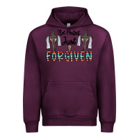 Mauve Wine no perfect just forgiven Urban Hoodie - CowhideDigitalArt