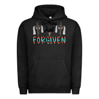 Pigment Black no perfect just forgiven Urban Hoodie - CowhideDigitalArt