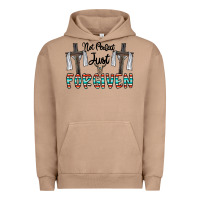 Pigment Burro no perfect just forgiven Urban Hoodie - CowhideDigitalArt