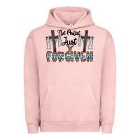 Pigment Salmon no perfect just forgiven Urban Hoodie - CowhideDigitalArt