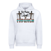 White no perfect just forgiven Urban Hoodie - CowhideDigitalArt
