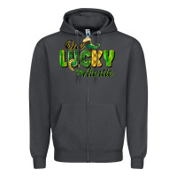 Smoke One Lucky Auntie St. Patrick's Day Zipper Hoodie - CowGirlArtShop