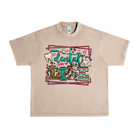 French Oak Dental life leopard frame Urban Heavy Tee - LillyAllenDesigns