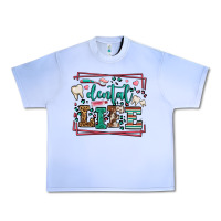Grape Ice Dental life leopard frame Urban Heavy Tee - LillyAllenDesigns