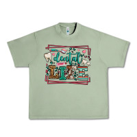 Oil Green Dental life leopard frame Urban Heavy Tee - LillyAllenDesigns