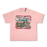 Salmon Dental life leopard frame Urban Heavy Tee - LillyAllenDesigns