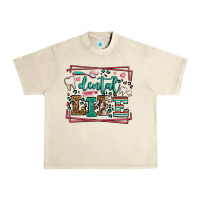 Sandshell Dental life leopard frame Urban Heavy Tee - LillyAllenDesigns