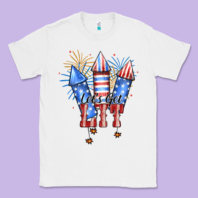 Let's Get Lit Classic Tee Designed By Ranaportraitstore