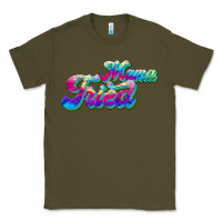 Army Green mama tried Classic Tee - JahusDesignShop