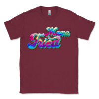 Burgundy mama tried Classic Tee - JahusDesignShop