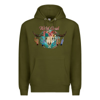 Army Green Wild Soul Premium Hoodie - JahusDesignShop