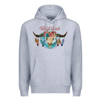 Heather Grey Wild Soul Premium Hoodie - JahusDesignShop