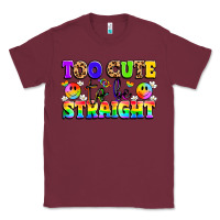 Burgundy cute and colorful pride message Classic Tee - LillyAllenDesigns